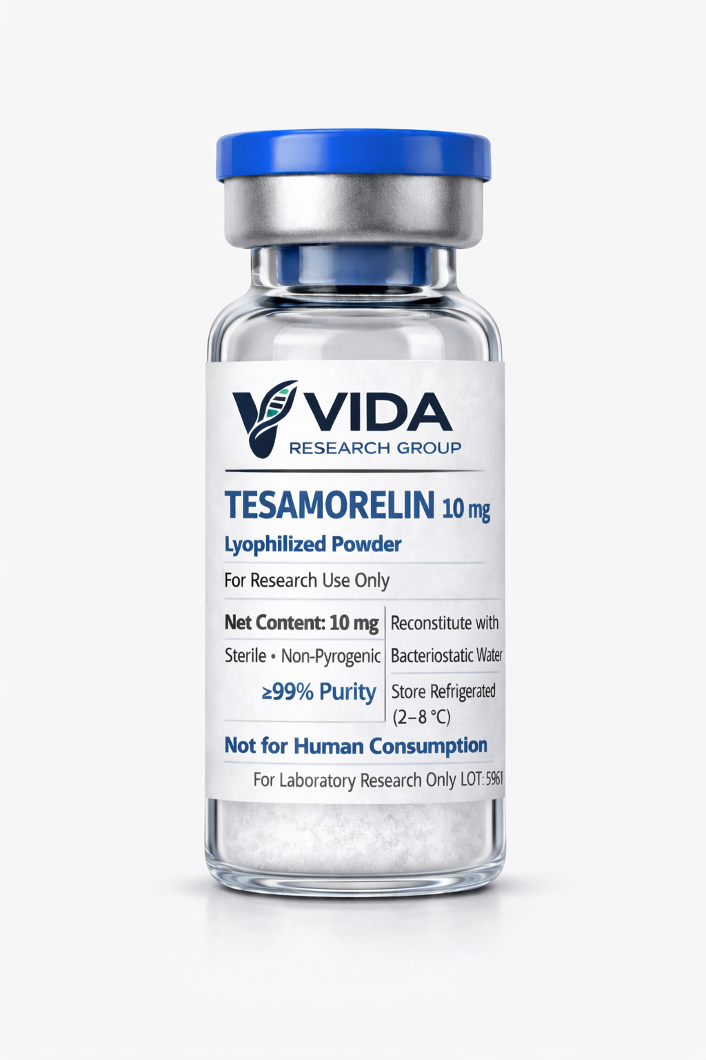 how much bac water for 10 mg tesamorelin Tesamorelin 10mg